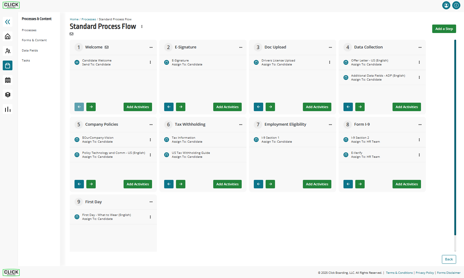 Image showing a process flow configuration